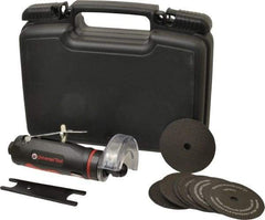 Universal Tool - 2-7/8" Wheel Diam, 22,000 RPM, Pneumatic Cutoff & Cutoff-Grinder Tool - Straight Handle - Benchmark Tooling