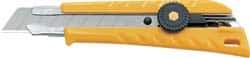 Olfa - Snap Utility Knife - Yellow Plastic Handle - Benchmark Tooling