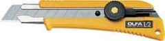 Olfa - Snap Utility Knife - Yellow Plastic Handle - Benchmark Tooling