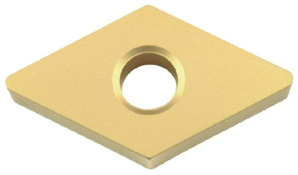Sumitomo - DCMX21.51 Grade DA2200 Polycrystalline Diamond (PCD) Turning Insert - 55° Diamond, 1/4" Inscr Circle, 3/32" Thick, 1/64" Corner Radius - Benchmark Tooling