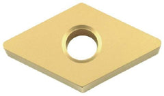 Sumitomo - DCMX21.51 Grade DA2200 Polycrystalline Diamond (PCD) Turning Insert - 55° Diamond, 1/4" Inscr Circle, 3/32" Thick, 1/64" Corner Radius - Benchmark Tooling