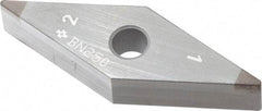 Sumitomo - 2NU-VNGA331 Grade BN250 PCBN Turning Insert - Uncoated, 35° Diamond, 3/8" Inscr Circle, 3/16" Thick, 1/64" Corner Radius - Benchmark Tooling
