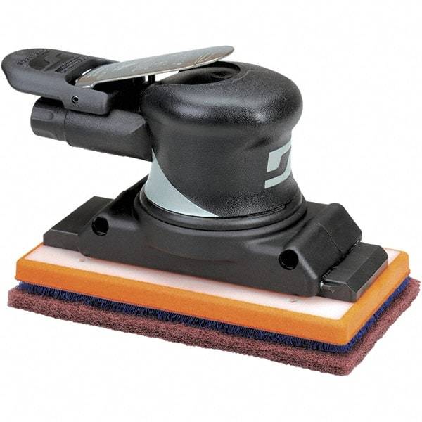 Dynabrade - 0.3 hp Inline Finishing Sander - 18 CFM Air Consumption, 6.21 bar Air Pressure, 1/4 NPT Inlet - Benchmark Tooling