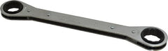 Lang - 3/4" x 7/8" 12 Point Ratcheting Box Wrench - Double End, 9-1/4" OAL, Steel - Benchmark Tooling