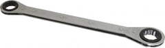 Lang - 1" x 1-1/16" 12 Point Ratcheting Box Wrench - Double End, 15" OAL, Steel - Benchmark Tooling