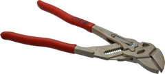 Knipex - 10" OAL, Pipe Wrench Tongue & Groove Pliers - Smooth Smooth Jaws, Standard Head - Benchmark Tooling