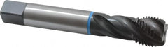 Emuge - 1-1/4 - 8 UNS 4 Flute 3B Modified Bottoming Spiral Flute Tap - Cobalt, Oxide Finish, 7.087" OAL, Right Hand Flute, Right Hand Thread, Series Enorm-VA - Benchmark Tooling