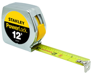 STANLEY® PowerLock® Metal Case Tape Measure 3/4" x 12' - Benchmark Tooling