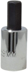 Proto - 3/8" Drive, 9mm Hex Bit Socket - 1-49/64" OAL, 3/4" Bit Length - Benchmark Tooling