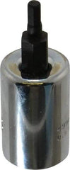 Proto - 3/8" Drive, 1/8" Hex Bit Socket - 1-13/16" OAL, 3/4" Bit Length - Benchmark Tooling