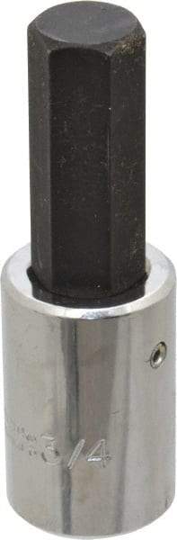 Proto - 1/2" Drive, 3/4" Hex Bit Socket - 4" OAL, 2" Bit Length - Benchmark Tooling