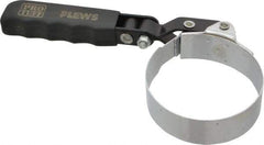 Plews - 2-13/16 to 3-5/32" Diam, Swivel Handle Small Oil Filter Wrench - Steel, For Use with Filters from 2-13/16 to 3-5/32" - Benchmark Tooling