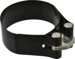 Plews - 4-1/8 to 4-21/32" Diam, Heavy Duty Oil Filter Wrench - Steel, For Use with Filters from 4-1/8 to 4-21/32" - Benchmark Tooling