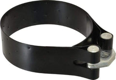 Plews - 5-5/32 to 5-21/32" Diam, Heavy Duty Truck Oil Filter Wrench - Steel, For Use with Filters from 5-5/32" to 5-21/32" - Benchmark Tooling