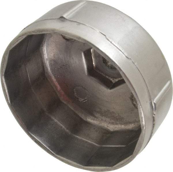 Plews - 2-1/2 to 2-1/2" Diam, Cap Style Mini Oil Filter Wrench - Aluminum, For Use with 2-1/2" Filters - Benchmark Tooling