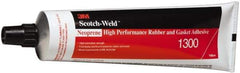 3M - 5 oz Tube Yellow Butyl Rubber Gasket Sealant - 300°F Max Operating Temp, 4 min Tack Free Dry Time, Series 1300 - Benchmark Tooling