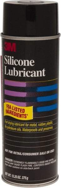 3M - 24 oz Aerosol Silicone Lubricant - Clear - Benchmark Tooling