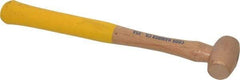 Cook Hammer - 1/2 Lb Head Nonsparking Mallet - 12" OAL, Wood Handle - Benchmark Tooling