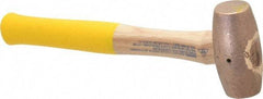 Cook Hammer - 2 Lb Head Nonsparking Mallet - 13" OAL, Wood Handle - Benchmark Tooling