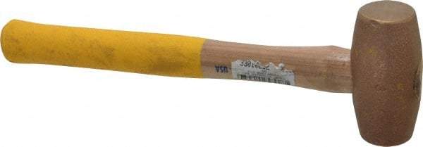 Cook Hammer - 3 Lb Head Nonsparking Mallet - 16" OAL, Wood Handle - Benchmark Tooling