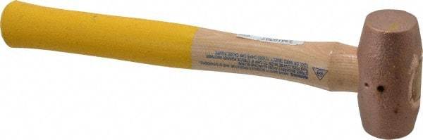 Cook Hammer - 1-1/2 Lb Head Nonsparking Mallet - 13" OAL, Wood Handle - Benchmark Tooling