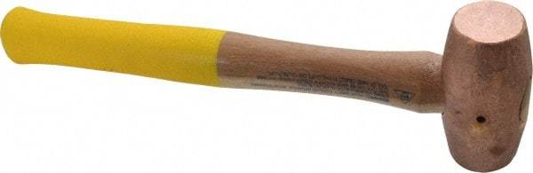 Cook Hammer - 2 Lb Head Nonsparking Mallet - 13" OAL, Wood Handle - Benchmark Tooling