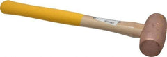 Cook Hammer - 4 Lb Head Nonsparking Mallet - 16" OAL, Wood Handle - Benchmark Tooling