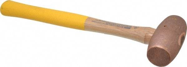 Cook Hammer - 5 Lb Head Nonsparking Mallet - 16" OAL, Wood Handle - Benchmark Tooling