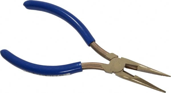 Ampco - 7" OAL, Long Nose Pliers - Standard Head - Benchmark Tooling