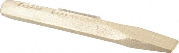 Ampco - 7-1/2" OAL x 3/4" Blade Width Nonsparking Hand Chisel - Benchmark Tooling