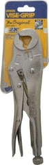 Irwin - 10" OAL Locking Jaw Locking Pliers - 5/8 to 1-1/8" Jaw Opening, Standard Handle - Benchmark Tooling