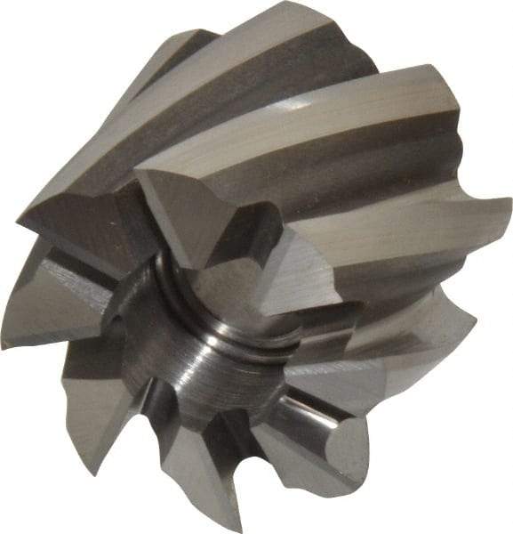 Keo - 1-1/2" Diam, 1/2" Arbor Hole Diam, 1-1/8" Length of Cut, 8 Flute, Cobalt, Finisher Shell End Mill - Right Hand Cut, Right Hand Spiral Flute, Uncoated - Benchmark Tooling