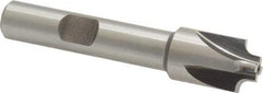 Keo - 3/32" Radius, 1/2" Mill Diam, 4 Flute High Speed Steel Corner Rounding End Mill - Single End, Uncoated, 1/4" Tip Diam, 2-1/2" OAL, 3/8" Shank Diam - Benchmark Tooling