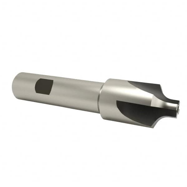 Keo - 1/8" Radius, 5/8" Mill Diam, 4 Flute High Speed Steel Corner Rounding End Mill - Single End, Uncoated, 1/4" Tip Diam, 3" OAL, 1/2" Shank Diam - Benchmark Tooling