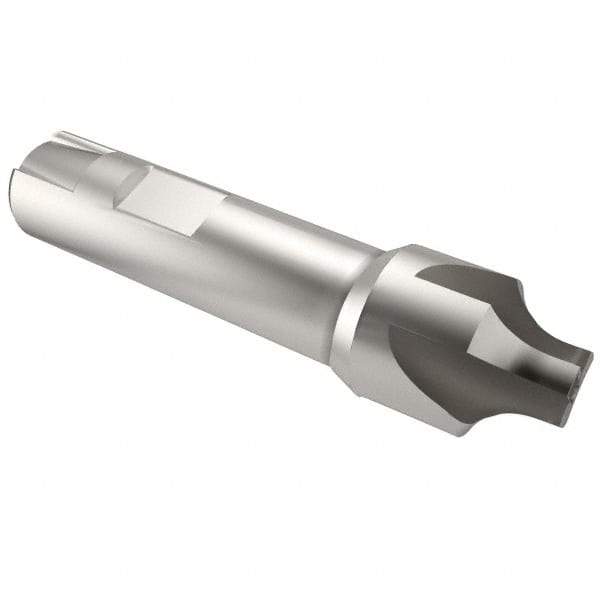 Keo - 3/8" Radius, 1-1/4" Mill Diam, 4 Flute High Speed Steel Corner Rounding End Mill - Single End, Uncoated, 3/8" Tip Diam, 3-3/4" OAL, 7/8" Shank Diam - Benchmark Tooling