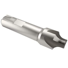 Keo - 3/8" Radius, 1-1/4" Mill Diam, 4 Flute High Speed Steel Corner Rounding End Mill - Single End, Uncoated, 3/8" Tip Diam, 3-3/4" OAL, 7/8" Shank Diam - Benchmark Tooling