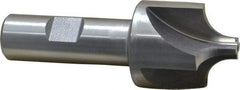 Keo - 7/16" Radius, 1-3/8" Mill Diam, 4 Flute High Speed Steel Corner Rounding End Mill - Single End, Uncoated, 3/8" Tip Diam, 3-3/4" OAL, 3/4" Shank Diam - Benchmark Tooling