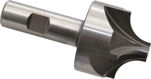 Keo - 5/8" Radius, 1-15/16" Mill Diam, 4 Flute High Speed Steel Corner Rounding End Mill - Single End, Uncoated, 9/16" Tip Diam, 4" OAL, 3/4" Shank Diam - Benchmark Tooling