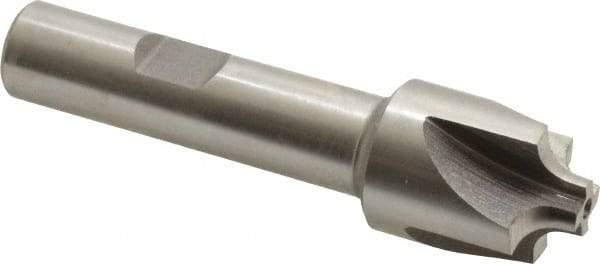 Keo - 4mm Radius, 3/4" Mill Diam, 4 Flute High Speed Steel Corner Rounding End Mill - Single End, Uncoated, 3" OAL, 1/2" Shank Diam - Benchmark Tooling