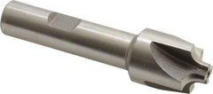 Keo - 4mm Radius, 3/4" Mill Diam, 4 Flute High Speed Steel Corner Rounding End Mill - Single End, Uncoated, 3" OAL, 1/2" Shank Diam - Benchmark Tooling