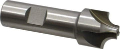 Keo - 7mm Radius, 1" Mill Diam, 4 Flute High Speed Steel Corner Rounding End Mill - Single End, Uncoated, 3-1/4" OAL, 3/4" Shank Diam - Benchmark Tooling