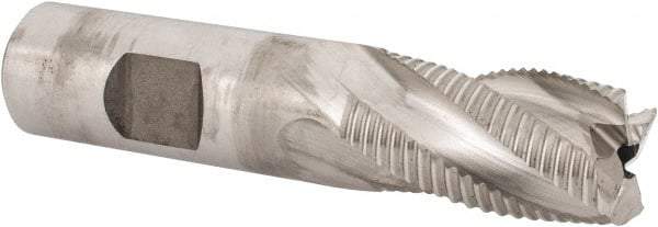 Niagara Cutter - 3/4" Diam, Fine Pitch, 1-1/4" LOC, 4 Flute Cobalt Roughing Square End Mill - Uncoated, 3-1/2" OAL, 3/4" Shank Diam, Single End, 30° Helix - Benchmark Tooling
