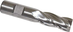 Niagara Cutter - 3/4", 1-5/8" LOC, 3/4" Shank Diam, 3-7/8" OAL, 4 Flute, Cobalt Square End Mill - Single End, Uncoated, Spiral Flute, 30° Helix, Centercutting, Right Hand Cut, Right Hand Flute, Series SPC408 - Benchmark Tooling