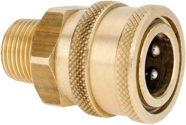 Value Collection - 4,200 Max psi Pressure Washer Socket - Brass, Male - Benchmark Tooling