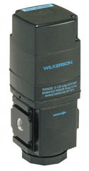 Wilkerson - 3/8 NPT Port, 200 CFM, Aluminum Electronic Regulator - 0 to 125 psi Range, 150 Max psi Supply Pressure, 2.35" Wide x 6.31" High - Benchmark Tooling