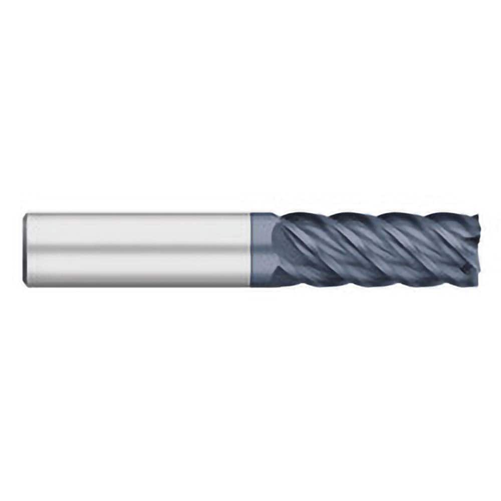 Titan USA - Square End Mills; Mill Diameter (Inch): 5/8 ; Mill Diameter (Decimal Inch): 0.6250 ; Number of Flutes: 5 ; Length of Cut (Inch): 1-5/8 ; Length of Cut (Decimal Inch): 1.6250 ; Material: Solid Carbide - Exact Industrial Supply