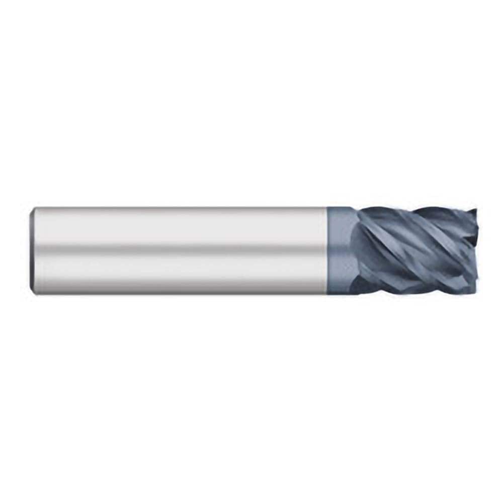 Titan USA - Square End Mills; Mill Diameter (Inch): 1/4 ; Mill Diameter (Decimal Inch): 0.2500 ; Number of Flutes: 5 ; Length of Cut (Inch): 1/2 ; Length of Cut (Decimal Inch): 0.5000 ; Material: Solid Carbide - Exact Industrial Supply