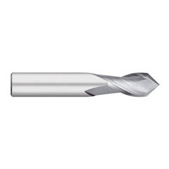 Titan USA - Drill Mills; Material: Solid Carbide ; Mill Diameter (Inch): 1/16 ; Mill Diameter (Decimal Inch): 0.0625 ; Shank Diameter (Inch): 1/8 ; Shank Diameter (Decimal Inch): 0.1250 ; Length of Cut (Inch): 3/16 - Exact Industrial Supply