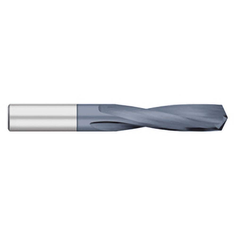 Titan USA - Screw Machine Length Drill Bits; Drill Bit Size (Decimal Inch): 0.3594 ; Drill Bit Size (Inch): 23/64 ; Drill Point Angle: 135 ; Drill Bit Material: Solid Carbide ; Drill Bit Finish/Coating: AlTiN ; Flute Type: Spiral - Exact Industrial Supply