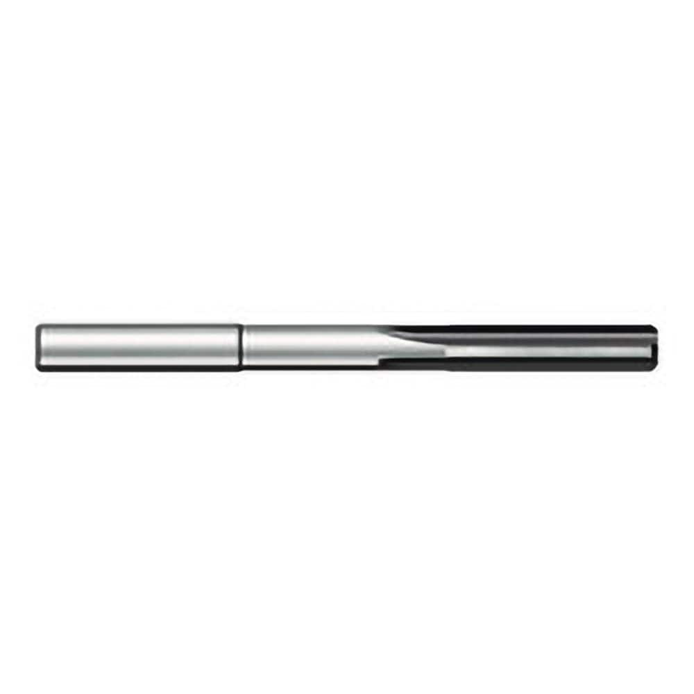 Chucking Reamer: 0.336″ Dia, 3-1/2″ OAL, 1-1/4″ Flute Length, Straight Shank, Solid Carbide 6 Flute